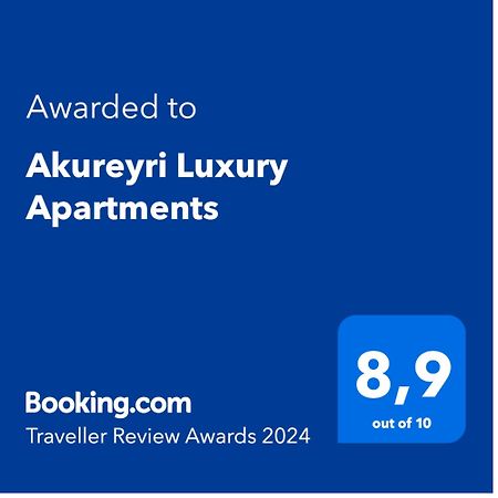 Akureyri Luxury Apartments Eksteriør billede